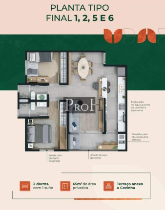 Imagem Apartamento com 2 Quartos à Venda, 65 m² em Jardim Do Mar - São Bernardo Do Campo