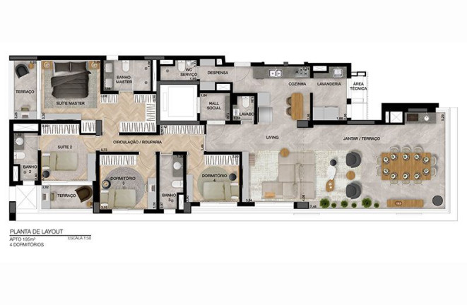 Imagem Apartamento com 3 Quartos à Venda, 167 m² em Mooca - São Paulo