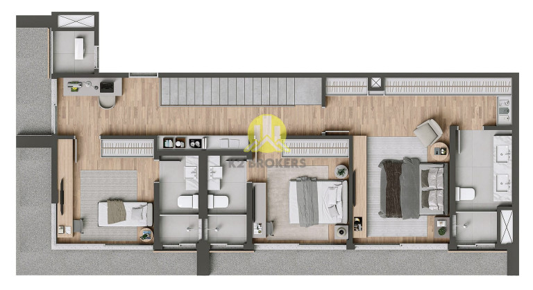 Imagem Cobertura com 3 Quartos à Venda, 266 m² em Centro Cívico - Curitiba Imagem Cobertura com 3 Quartos à Venda, 266 m² em Centro Cívico - Curitiba