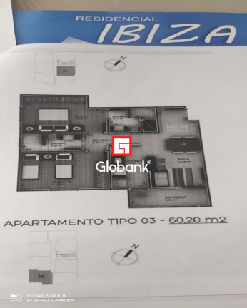 Imagem Apartamento com 2 Quartos à Venda, 60 m² em Todos Os Santos - Montes Claros Imagem Apartamento com 2 Quartos à Venda, 60 m² em Todos Os Santos - Montes Claros