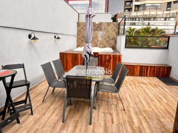 Imagem Cobertura com 3 Quartos à Venda, 174 m² em Vila Bastos - Santo André