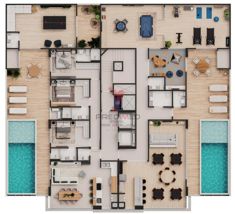 Imagem Apartamento com 3 Quartos à Venda, 108 m² em Perequê - Porto Belo Imagem Apartamento com 3 Quartos à Venda, 108 m² em Perequê - Porto Belo