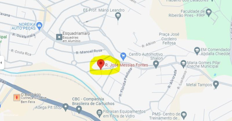 Imagem Terreno à Venda, 285 m² em Aliança - Ribeirão Pires Imagem Terreno à Venda, 285 m² em Aliança - Ribeirão Pires