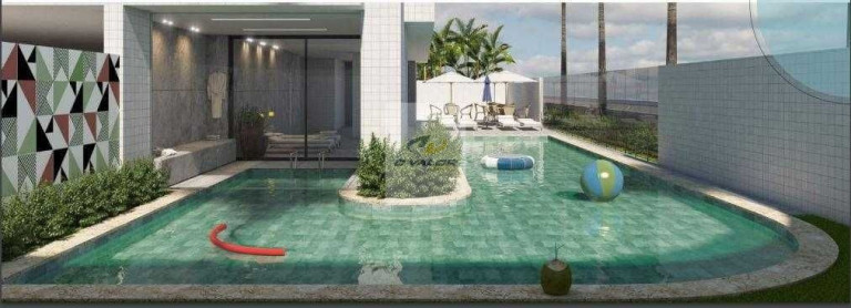 Apartamento com 2 Quartos à Venda, 60 m² em Cabo Branco - João Pessoa