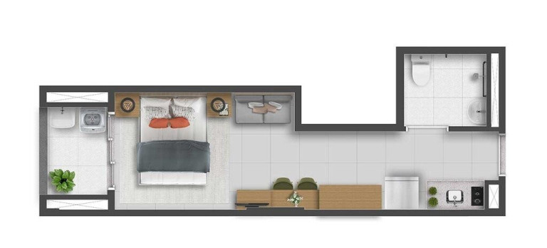 Imagem Imóvel com 1 Quarto à Venda, 23 m² em Santa Cecília - São Paulo Imagem Imóvel com 1 Quarto à Venda, 23 m² em Santa Cecília - São Paulo