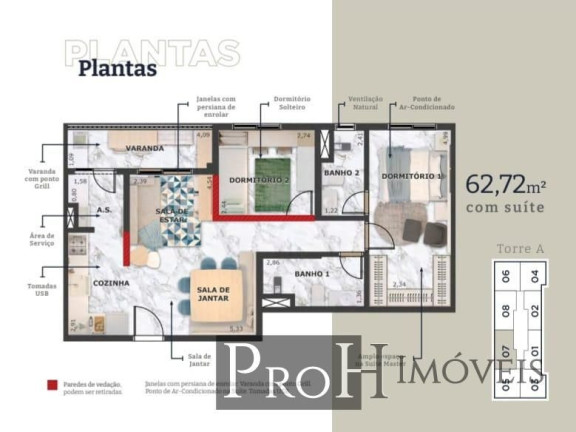 Imagem Apartamento com 2 Quartos à Venda, 47 m² em Campestre - Santo André Imagem Apartamento com 2 Quartos à Venda, 47 m² em Campestre - Santo André