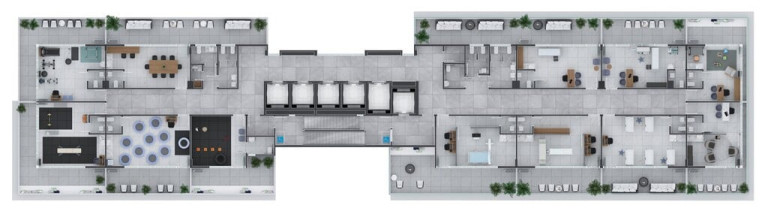 Imagem Sala Comercial à Venda, 72 m² em Centro - Curitiba