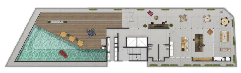 Apartamento à Venda, 19 m² em Santa Cecília - São Paulo