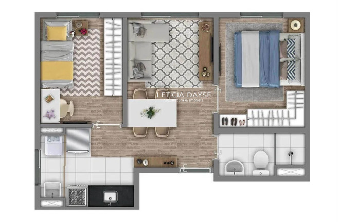 Imagem Apartamento com 1 Quarto à Venda, 38 m² em Jardim Norma - São Paulo