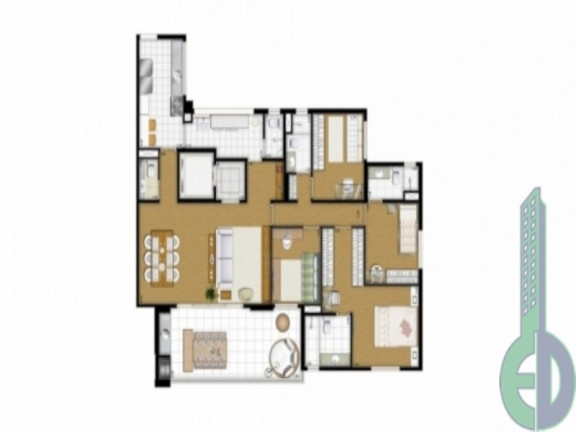 Imagem Imóvel com 4 Quartos à Venda, 155 m² em Centro - Sao Bernardo Do Campo Imagem Imóvel com 4 Quartos à Venda, 155 m² em Centro - Sao Bernardo Do Campo