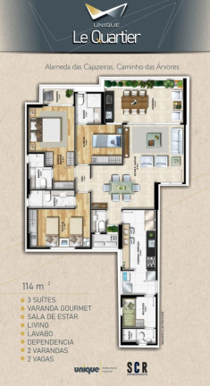 Imagem Apartamento com 3 Quartos à Venda, 117 m² em Caminho Das árvores - Salvador Imagem Apartamento com 3 Quartos à Venda, 117 m² em Caminho Das árvores - Salvador