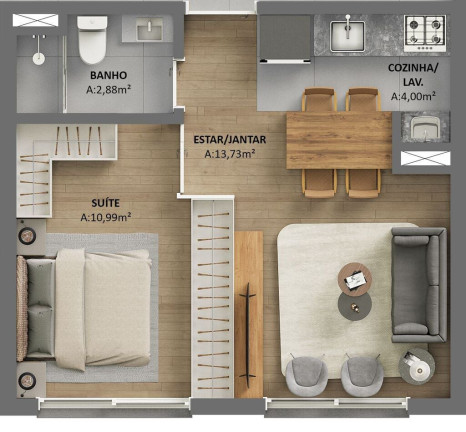 Imagem Apartamento com 1 Quarto à Venda, 56 m² em Rio Branco - Porto Alegre Imagem Apartamento com 1 Quarto à Venda, 56 m² em Rio Branco - Porto Alegre