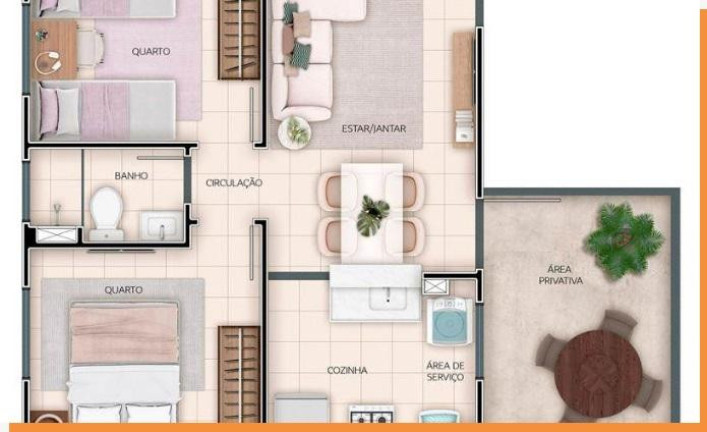 Imagem Apartamento com 2 Quartos à Venda, 44 m² em Parque Santa Rosa - Suzano