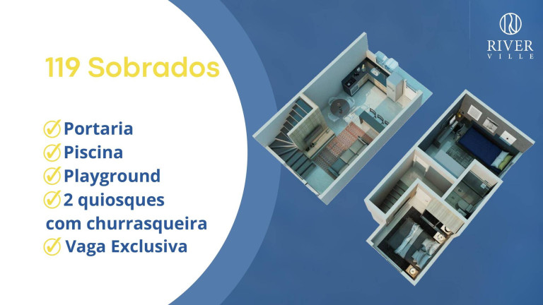 Imagem Casa de Condomínio com 2 Quartos à Venda, 50 m² em Lopes De Oliveira - Sorocaba Imagem Casa de Condomínio com 2 Quartos à Venda, 50 m² em Lopes De Oliveira - Sorocaba