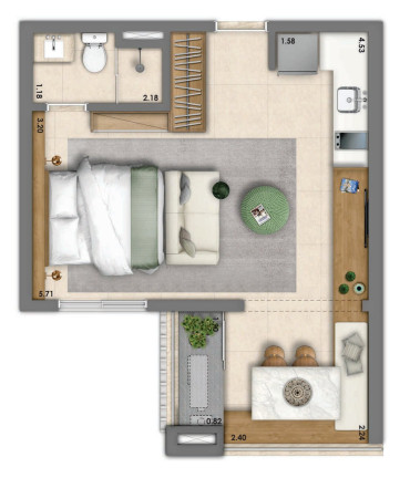 Imagem Apartamento com 1 Quarto à Venda, 37 m² em Vila Mariana - São Paulo