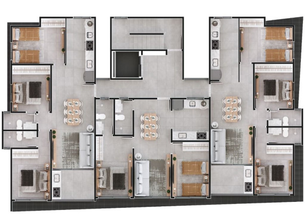 Imagem Apartamento com 3 Quartos à Venda, 76 m² em Bessa - João Pessoa