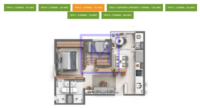 Imagem Apartamento com 2 Quartos à Venda, 42 m² em Itaquera - São Paulo Imagem Apartamento com 2 Quartos à Venda, 42 m² em Itaquera - São Paulo