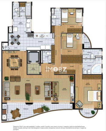 Imagem Imóvel com 3 Quartos à Venda, 191 m² em Vila Suzana - São Paulo