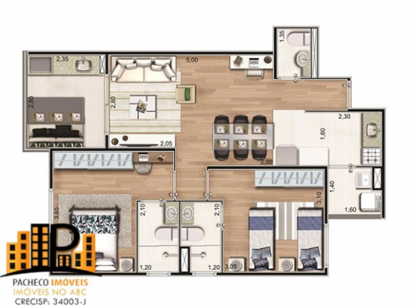 Imagem Apartamento com 2 Quartos à Venda, 68 m² em Nova Petrópolis - São Bernardo Do Campo Imagem Apartamento com 2 Quartos à Venda, 68 m² em Nova Petrópolis - São Bernardo Do Campo