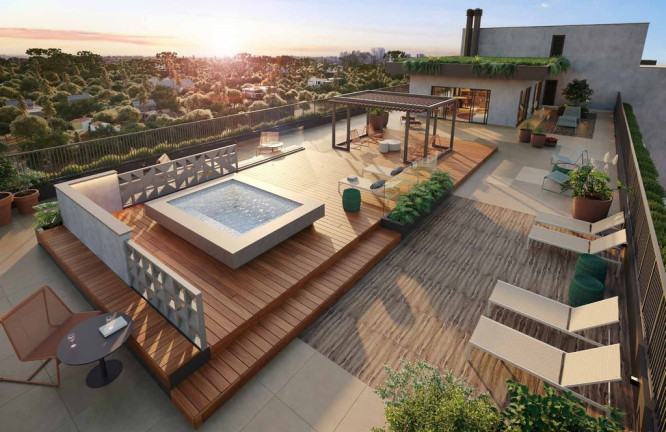 Imagem Apartamento com 1 Quarto à Venda, 55 m² em Campo Comprido - Curitiba