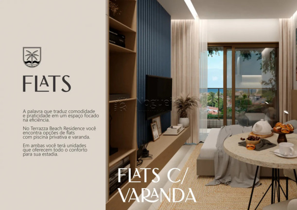 Flat com 1 Quarto à Venda, 25 m² em Tamandaré - Tamandaré