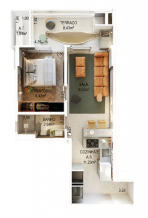 Imagem Apartamento com 1 Quarto à Venda, 47 m² em Canto Do Forte - Praia Grande Imagem Apartamento com 1 Quarto à Venda, 47 m² em Canto Do Forte - Praia Grande