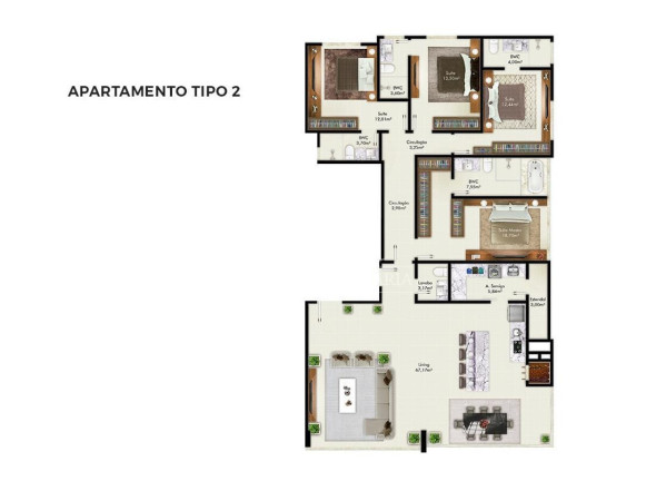 Imagem Apartamento com 4 Quartos à Venda, 254 m² em Meia Praia - Itapema Imagem Apartamento com 4 Quartos à Venda, 254 m² em Meia Praia - Itapema