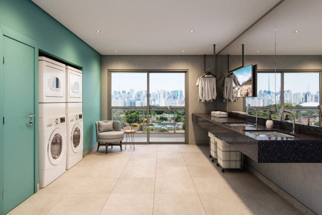 Imagem Studio com 1 Quarto à Venda, 27 m² em Brooklin Novo - São Paulo Imagem Studio com 1 Quarto à Venda, 27 m² em Brooklin Novo - São Paulo