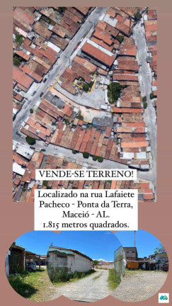 Imóvel à Venda, 1.815 m² em Ponta Da Terra - Maceió