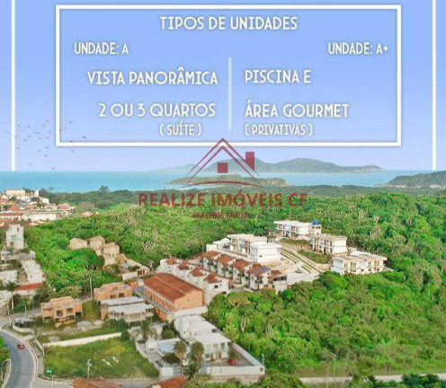 Imagem Casa de Condomínio com 2 Quartos à Venda, 73 m² em Peró - Cabo Frio Imagem Casa de Condomínio com 2 Quartos à Venda, 73 m² em Peró - Cabo Frio
