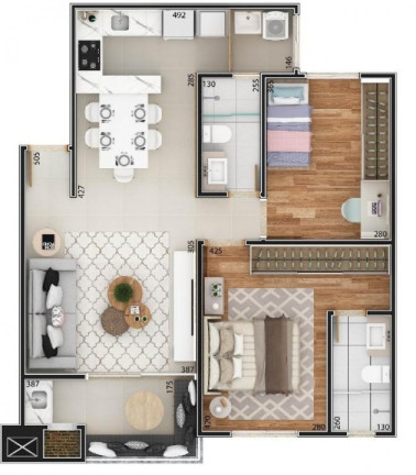 Imagem Apartamento com 2 Quartos à Venda, 88 m² em Centro - Cascavel Imagem Apartamento com 2 Quartos à Venda, 88 m² em Centro - Cascavel