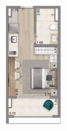 Imagem Imóvel com 1 Quarto à Venda, 32 m² em Jardim Vila Mariana - São Paulo Imagem Imóvel com 1 Quarto à Venda, 32 m² em Jardim Vila Mariana - São Paulo