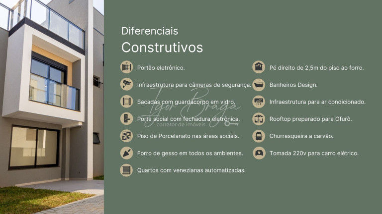 Imagem Casa com 3 Quartos à Venda, 119 m² em Pilarzinho - Curitiba Imagem Casa com 3 Quartos à Venda, 119 m² em Pilarzinho - Curitiba