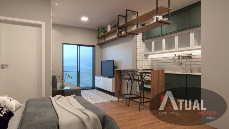 Imagem Apartamento com 1 Quarto à Venda, 33 m² em Atibaia Jardim - Atibaia