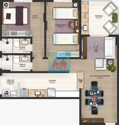 Imagem Apartamento com 2 Quartos à Venda, 71 m² em Caiçara - Praia Grande Imagem Apartamento com 2 Quartos à Venda, 71 m² em Caiçara - Praia Grande