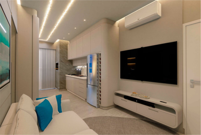 Imagem Apartamento com 1 Quarto à Venda, 40 m² em Perequê - Porto Belo Imagem Apartamento com 1 Quarto à Venda, 40 m² em Perequê - Porto Belo