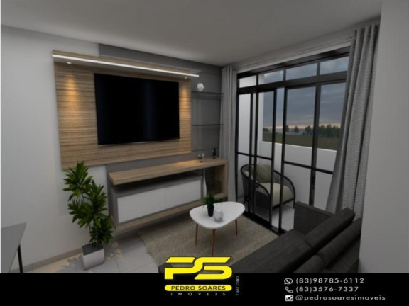 Imagem Apartamento com 2 Quartos à Venda, 61 m² em Paratibe - João Pessoa