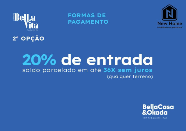 Imagem Terreno à Venda, 154 m² em Brasmadeira - Cascavel Imagem Terreno à Venda, 154 m² em Brasmadeira - Cascavel