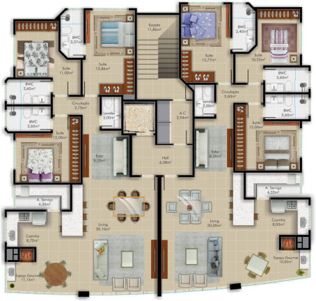 Imagem Apartamento com 3 Quartos à Venda, 123 m² em Meia Praia - Itapema Imagem Apartamento com 3 Quartos à Venda, 123 m² em Meia Praia - Itapema