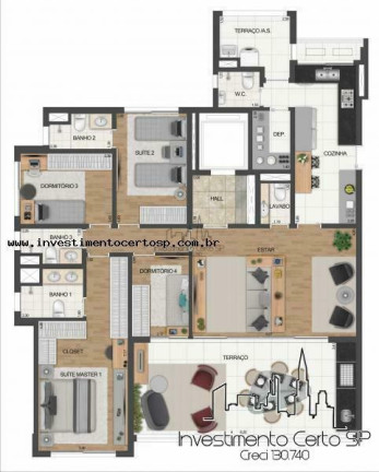 Imagem Apartamento com 3 Quartos à Venda, 163 m² em Indianópolis - São Paulo Imagem Apartamento com 3 Quartos à Venda, 163 m² em Indianópolis - São Paulo