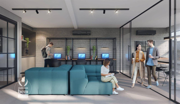 Imagem Studio com 1 Quarto à Venda, 33 m² em Mercês - Curitiba