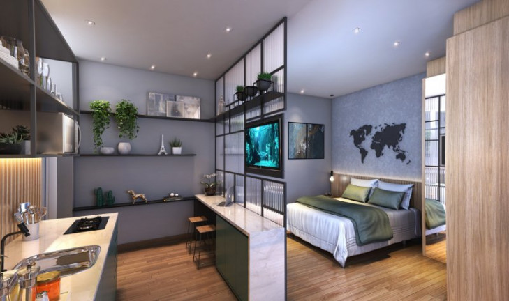 Imagem Studio com 1 Quarto à Venda, 25 m² em Moema - São Paulo