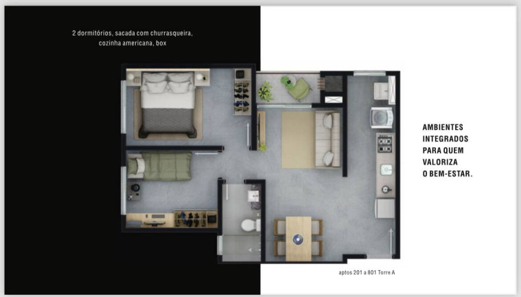 Imagem Apartamento com 2 Quartos à Venda, 52 m² em Centro - Canoas Imagem Apartamento com 2 Quartos à Venda, 52 m² em Centro - Canoas