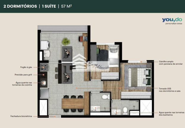 Imagem Apartamento com 2 Quartos à Venda, 57 m² em Saúde - São Paulo Imagem Apartamento com 2 Quartos à Venda, 57 m² em Saúde - São Paulo
