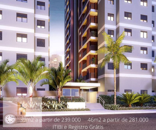 Imagem Apartamento com 1 Quarto à Venda, 39 m² em Ayrosa - Osasco