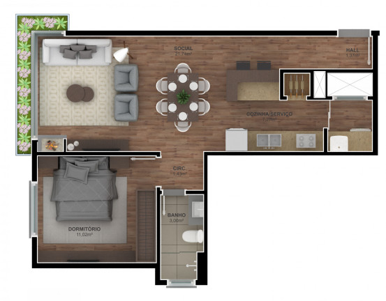 Imagem Apartamento com 2 Quartos à Venda, 71 m² em Carazal - Gramado Imagem Apartamento com 2 Quartos à Venda, 71 m² em Carazal - Gramado