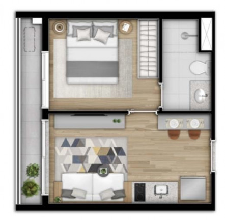 Imagem Apartamento com 1 Quarto à Venda, 29 m² em Vila Madalena - São Paulo