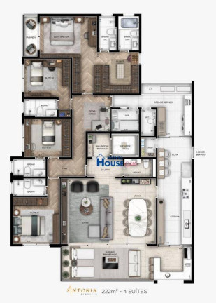 Imagem Apartamento com 4 Quartos à Venda, 222 m² em Perdizes - São Paulo Imagem Apartamento com 4 Quartos à Venda, 222 m² em Perdizes - São Paulo