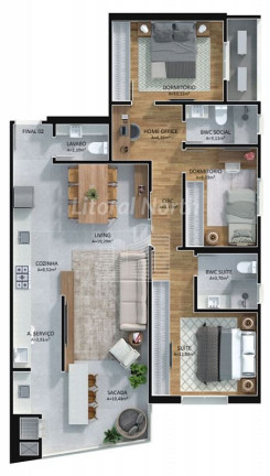 Imagem Apartamento com 2 Quartos à Venda, 77 m² em Centro - Itajaí Imagem Apartamento com 2 Quartos à Venda, 77 m² em Centro - Itajaí