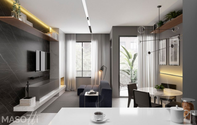Imagem Apartamento com 1 Quarto à Venda, 58 m² em Centro - Gramado